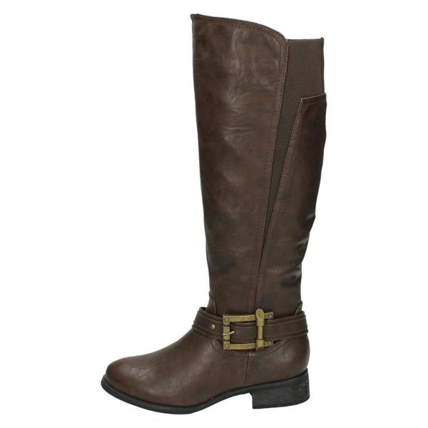 Spot On Ladies Spot On Knee High Boots