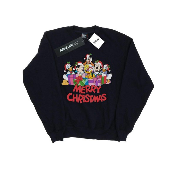 Disney Boys Mickey Mouse And Friends Christmas Sweatshirt - Navy Blue