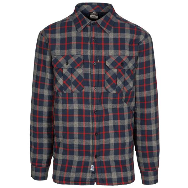 Trespass Mens Rapeseed Check Shirt - Navy Check - 