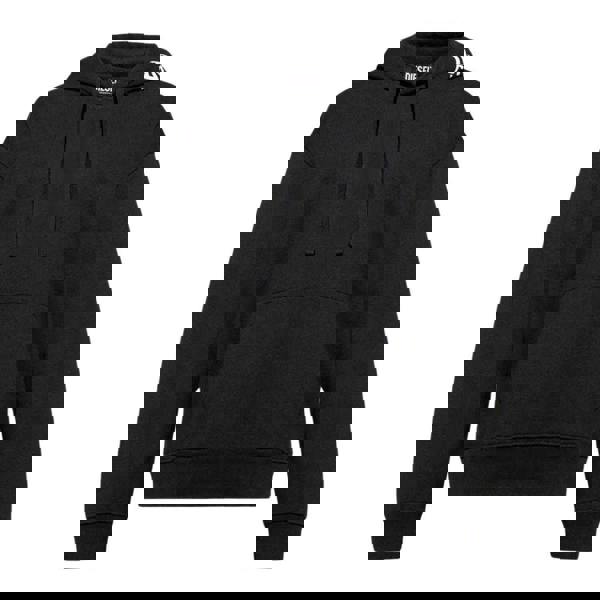 Diesel Mens Back Print Logo Hoodie - Black - 