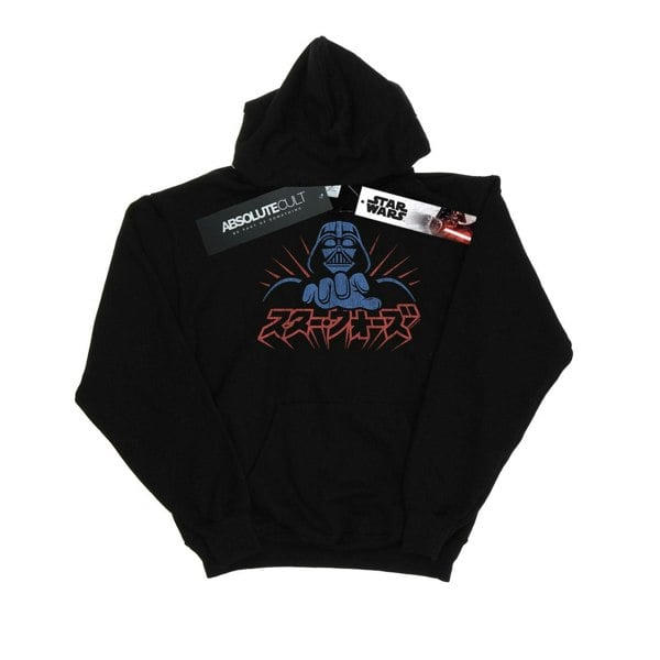 Star Wars Mens Kanji Darth Vader Hoodie - Black