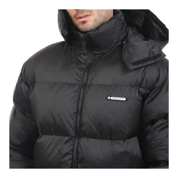 Nautica Mens Roy Puffer Jacket - Black - 
