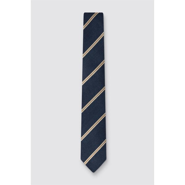 Antique Rogue Navy Textured Stripe Tie