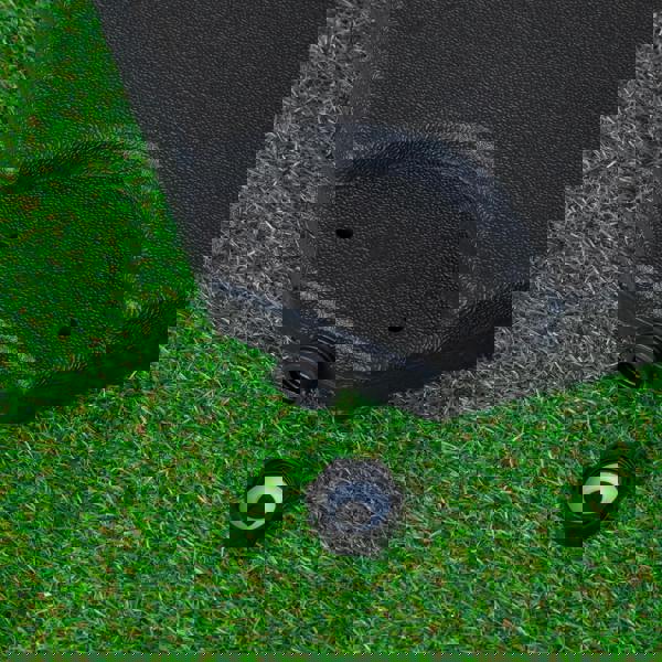 Samuel Alexander 3m Cantilever Banana Garden Parasol in Black with Crank Handle and Parasol Base Weights Included