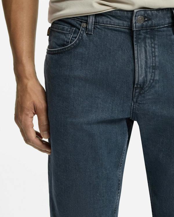 BOSS Orange RE.MAINE BO Mens Regular Fit Jeans - Navy 414 | CHO | Designer Mens,Trousers,Jeans