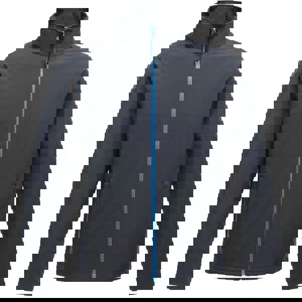 Regatta Standout Mens Ablaze Printable Softshell Jacket - Navy/French Blue