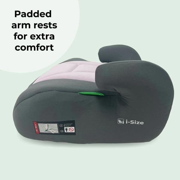 My Babiie MBCSB10 Booster Lite R129 Car Seat - Pink & Grey