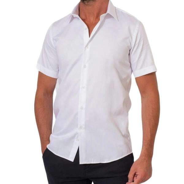 SPECTRE Jack Luxury Short Sleeve Shirt - White