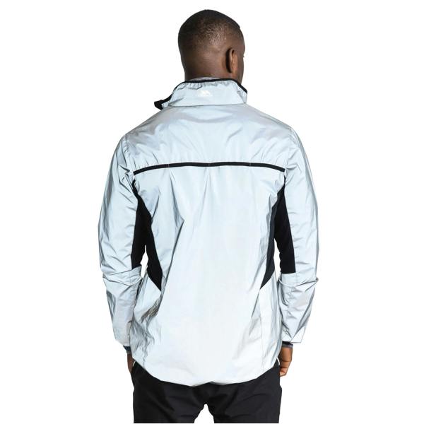Trespass Mens Zig Reflective Active Jacket - Silver Reflective - 