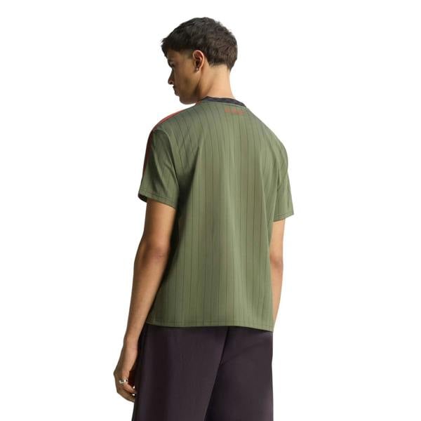 Adidas Mens Icon FC Bayern Munich Polyester Loose Fit T-Shirt - Green - 