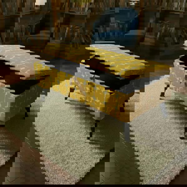 Multi - functional Padded Seat for Small Spaces – Ottoman Storage Bench with Hidden Storage - ISTOOLS