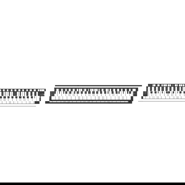 Carry-On 88 Key Folding Piano - Black#Colour_Black