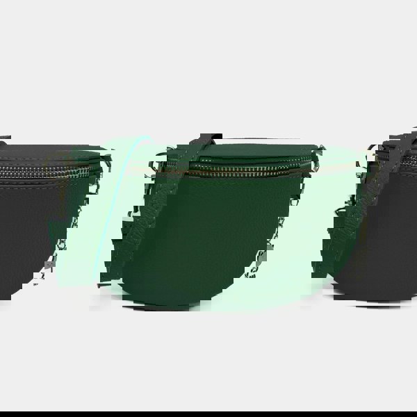 Kitise Italian Real Leather Bum Bag Style Crossbody Bag