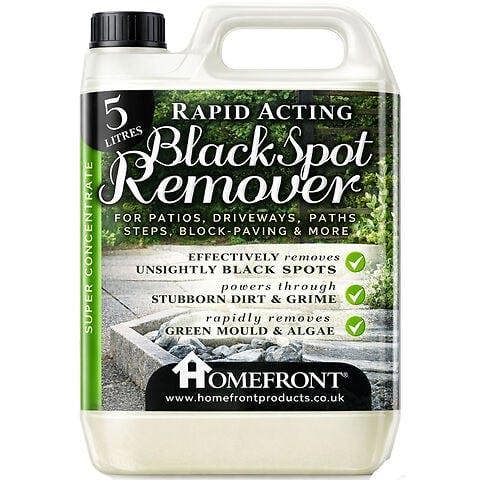 Homefront Black Spot Remover Rapid Acting Patio And Driveway Cleaner - Removes Black Spots Quickly and Easily 5L