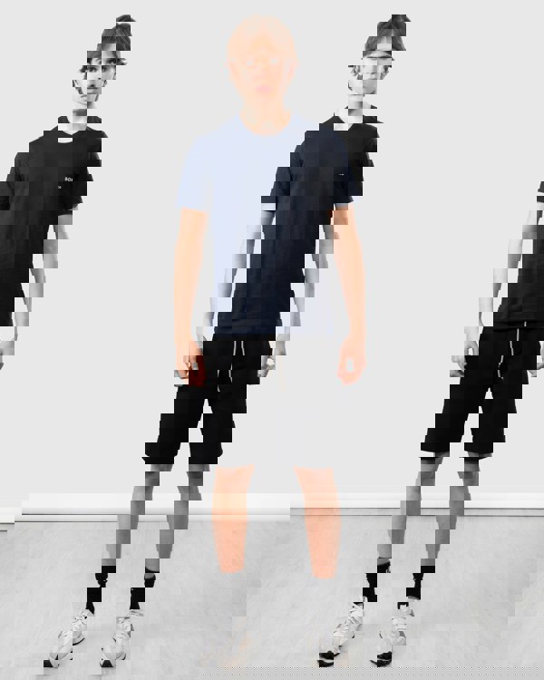 BOSS Orange 3 Pack Classic Regular Fit Crew Neck Mens T-Shirts NOS - White/Navy/Black 984