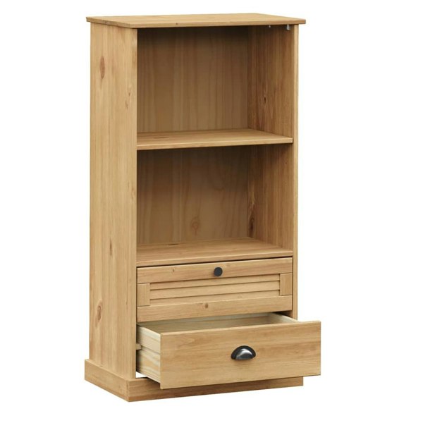 Berkfield Bookcase VIGO 60x35x114.5 cm Solid Wood Pine