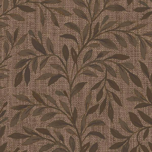 Next Ditsy Leaf Russet Wallpaper