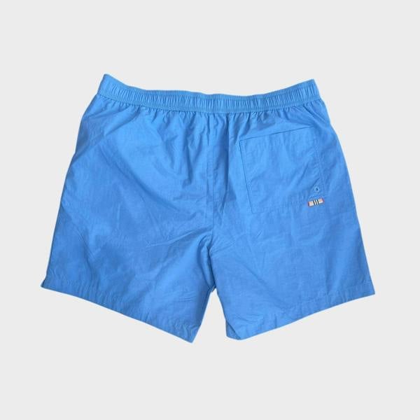 Burberry Martin Nylon Logo Swim Shorts Periwinkle Blue