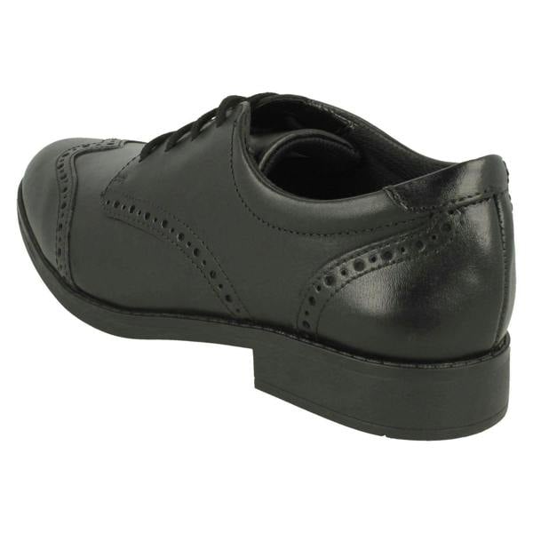 Clarks Girls Clarks Lace Up Brogue School Shoes Aubrie Craft Y