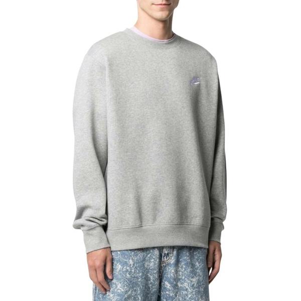 Nike Logo Crewneck Grey Sweater