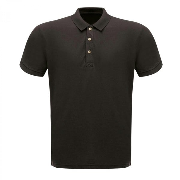 Regatta Professional Mens Classic 65/35 Short Sleeve Polo Shirt - Black