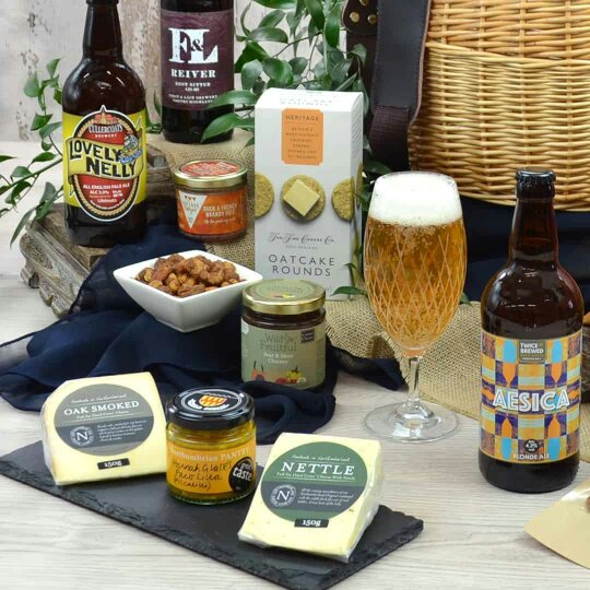 Heather and Bale Ale and Cheese Trout Creel