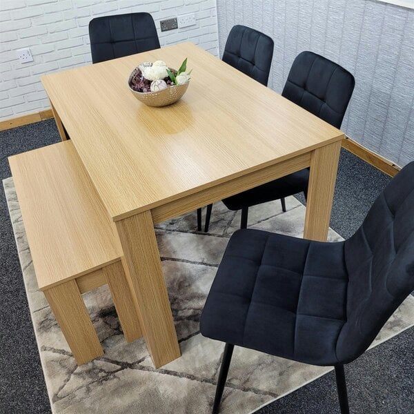 Kosy Koala Dining Table Set with 4 Chairs Dining Room and Kitchen table set of 4, and Benches
