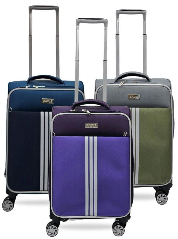 Eagle Luggage Lightweight Cabin 4 Wheel Soft Luggage Travel Bag