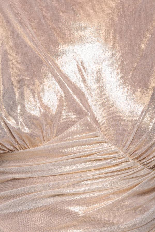 Gravity Defying Naked Maxi Dress - Gold DR5051