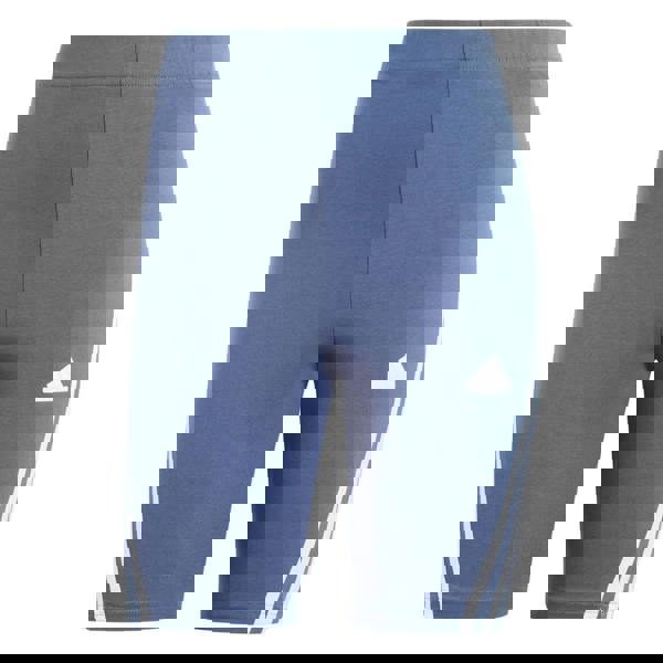 Adidas Womens/Ladies Future Icons 3 Stripes Biker Shorts - Blue