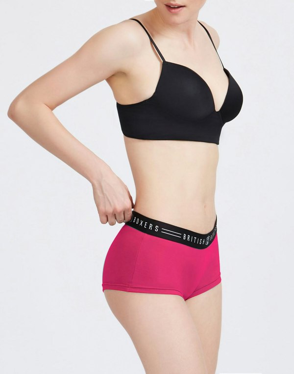 Hipster Boxer Briefs – Rose Violet - British Boxers