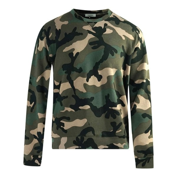 Valentino Garavani Camo Jumper - Green