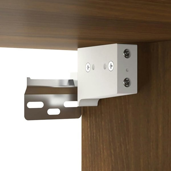 Berkfield Hanging Wall Cabinet Brown Oak 69.5x32.5x90 cm