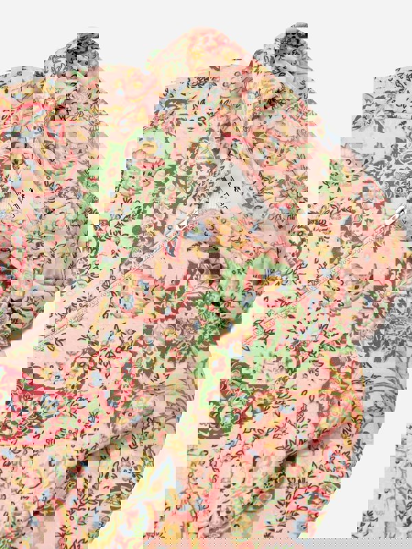 Etro Girls Paisley Zip Up Top in Pink