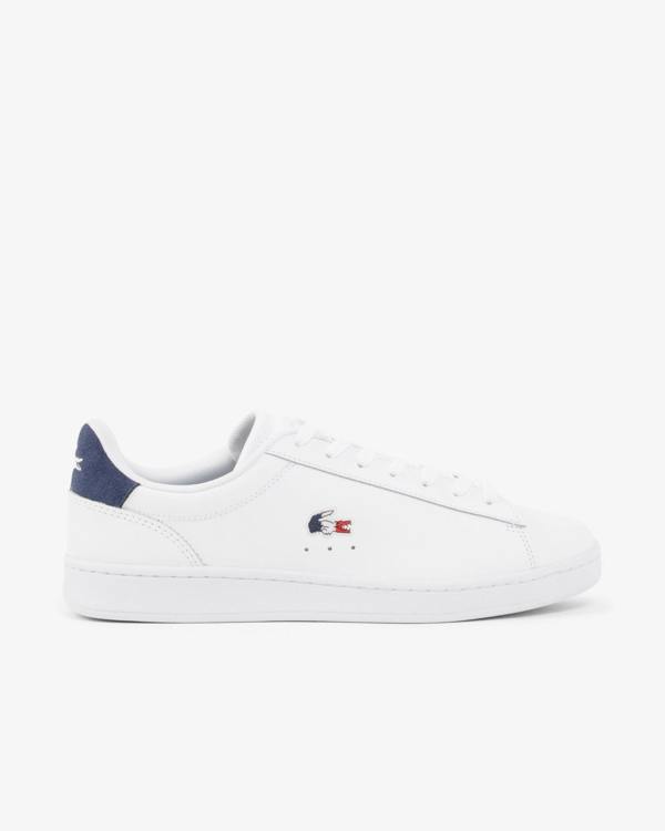 Lacoste Carnaby Set Mens Trainers - White/Navy/Red 407 | CHO | Designer Mens Trainers