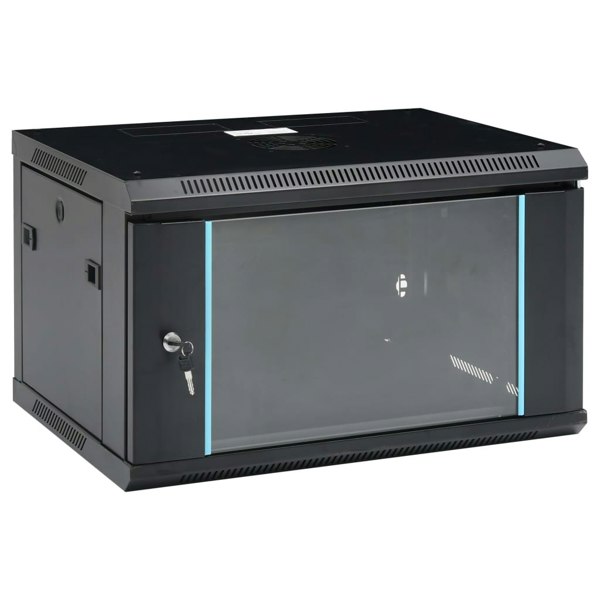 Berkfield 6U Wall Mounted Network Cabinet 19 IP20 600x450x375 mm