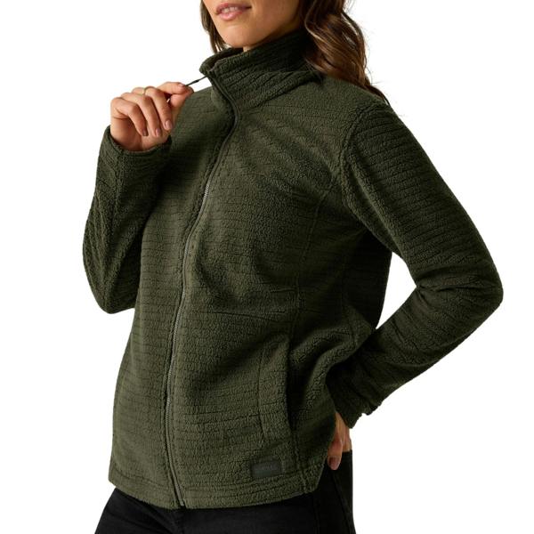 Regatta Womens/Ladies Heidy Full Zip Fleece Jacket - Dark Khaki - 
