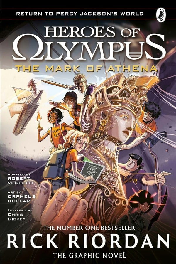 Heroes of Olympus Graphic Novels 3 Books Collection Set by Rick Riordan