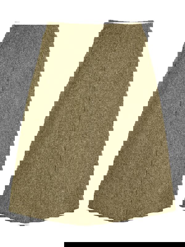 GWD Meredith Wool Blend Skirt – Olive Herringbone
