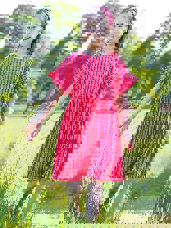 Kite Girls Organic Gingham Dress