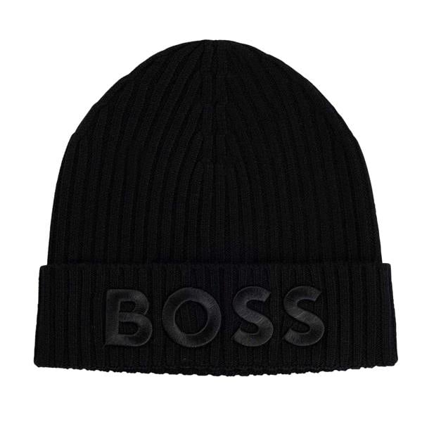Boss Unisex Adult Lara Logo Beanie - Black - 