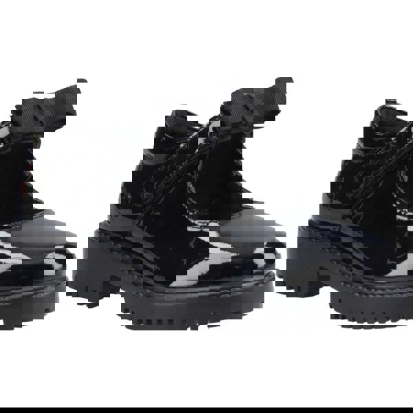 Hush Puppies Astrid Bow Leather Girls's Black Shoes