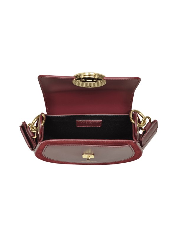 Le Parmentier Yucca Shoulder Bag - Dark Cherry