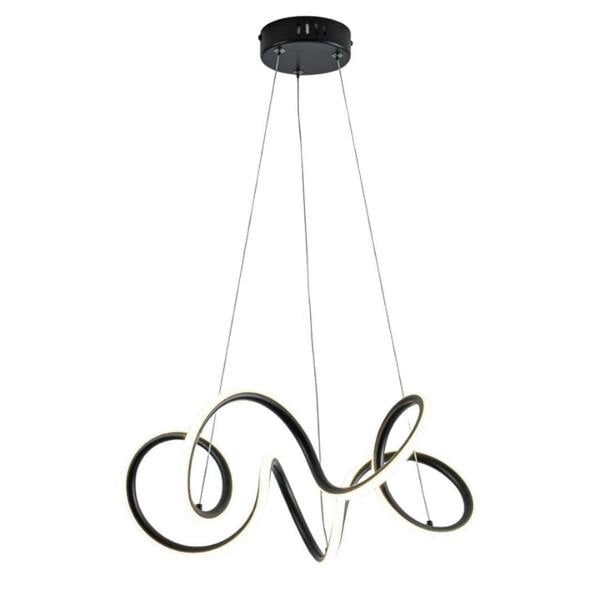 Pagazzi Lighting Aurielle Black LED Pendant Ceiling Light
