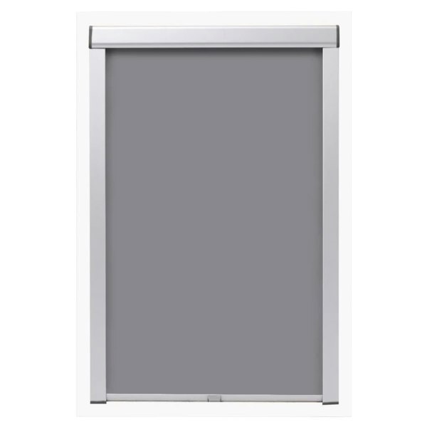 Berkfield Blackout Roller Blind Grey SK08