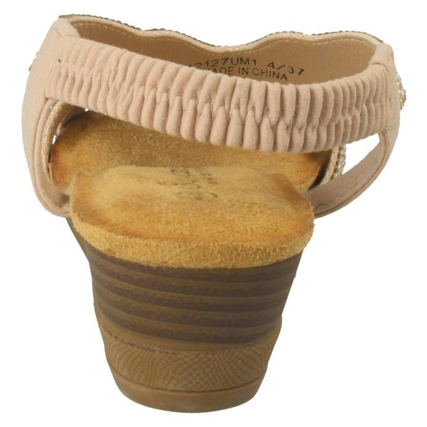 Savannah Ladies Savannah Wedge Heeled Sandals F12127