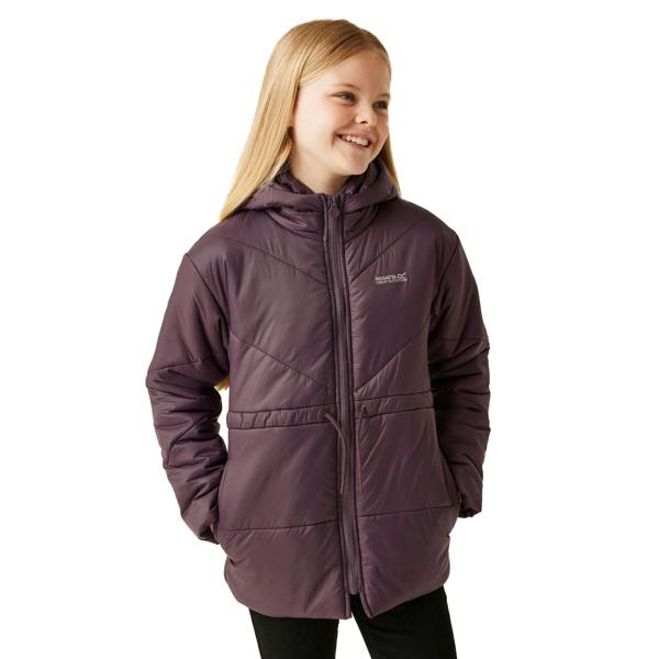Regatta Childrens/Kids Rurie Padded Jacket - Deep Plum - 