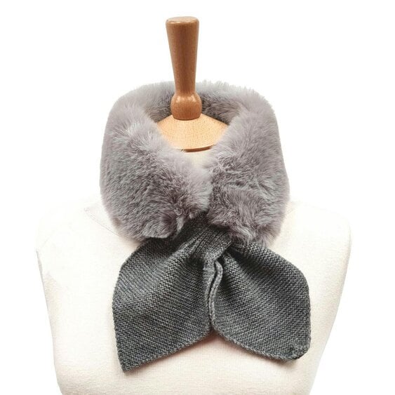 Scotts of Stow Ladies Faux Fur Collar with Tie Cream
