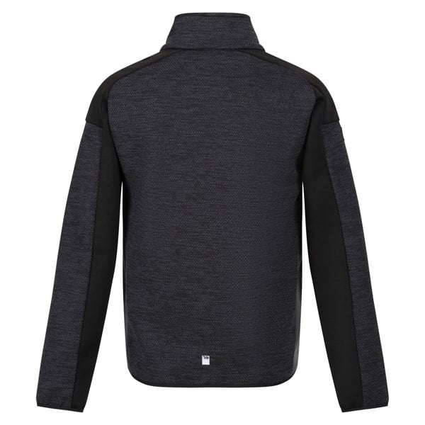 Regatta Boy's Highton III Fleece Jacket - Seal Grey/Black