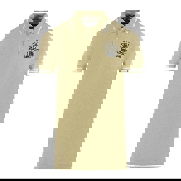 Aquascutum Unisex Adult Aldis Tipped Polo Shirt - Beige - 